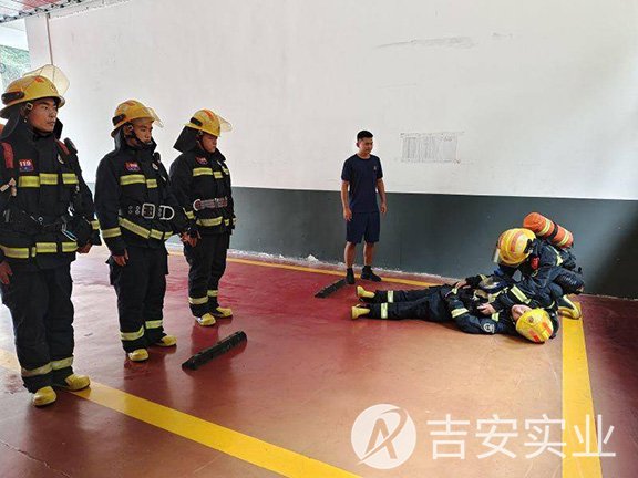点军区消防救援大队组织开展作战安全技能专项训练